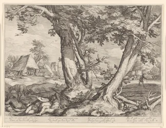Landschap met de parabel van de zaaier