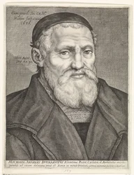 Portret van Michelangelo
