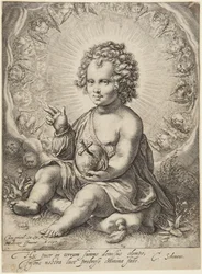 Het Christuskind als Salvator Mundi