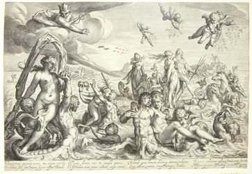 De triomf van Neptunus en Thetis