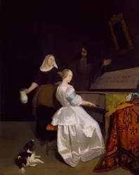 De Muziekles, 1670-72