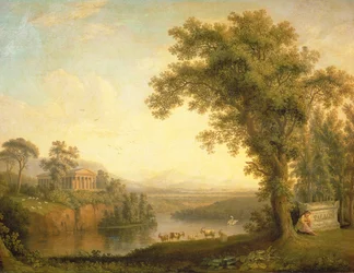 Antiek landschap met het graf van Phaëton, 1785