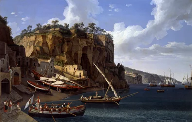 Uitzicht op de Kleine Marina in Sorrento