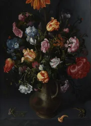 Een vaas met bloemen, waarschijnlijk 1613
