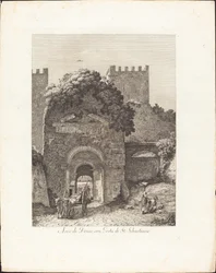 Boog van Drusus, nu poort van San Sebastiano