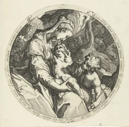 Maria met Christuskind en Johannes de Doper