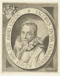 Portret van Jacobus Duym op 53-jarige leeftijd