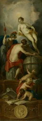 Allegorie op het schrijven van de Geschiedenis