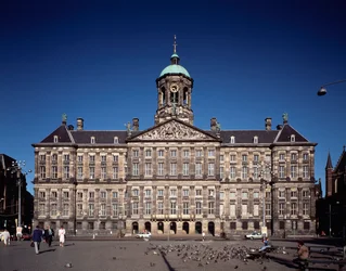 Zicht op het Koninklijk Paleis