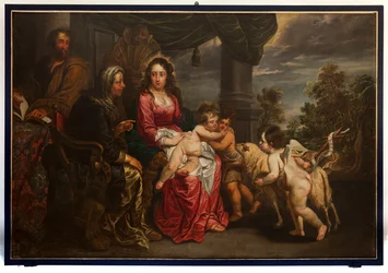 De Heilige Familie met Johannes de Doper en Jozef, J. Van Oost. Eind 17e eeuw