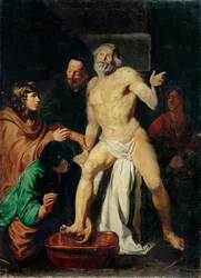 De dood van Seneca (schilderij op doek)