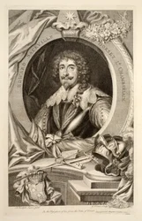 Portret van Edward Sackville, illustratie uit 