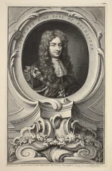 Portret van Laurence Hyde, graaf van Rochester, illustratie uit 