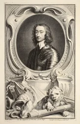 Portret van Lt Generaal Fleetwood, illustratie uit 