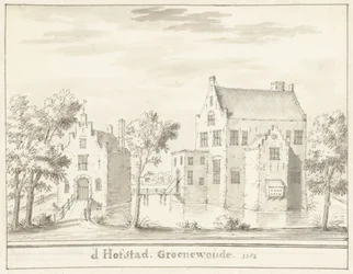 Het kasteel Groenewoude bij Woudenberg, in 1382