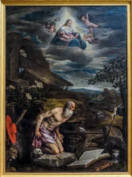 Hiëronymus in de woestijn