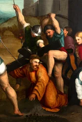De beklimming van Golgotha, detail, circa 1535-1534 (olieverf op doek)