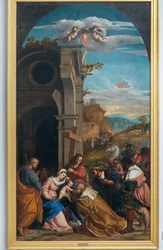 Aanbidding der Wijzen in aanwezigheid van Sint Helena