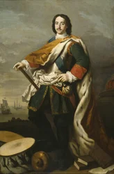 Portret van Keizer Peter I de Grote (1672-1725)