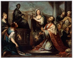 De Afgoderij van Koning Salomo, ca. 1739