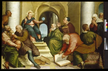 Christus onder de dokters, 16e eeuw
