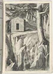 Monastieke Cel van de Zalige Johannes van La Verna (Cella del beato Giovanni della Verna) [plaat T]