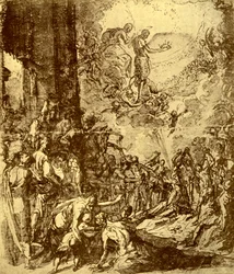 Studie voor de marteldood van St. Stefanus, 1913