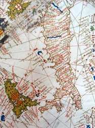 Italië en Sicilië (detail)