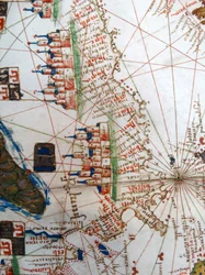 Renaissance kaart van Europa, Jacopo Russo (naar), 1528