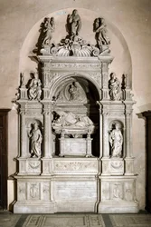 Grafmonument ter ere van kardinaal Ascanio Maria Sforza (marmeren sculptuur, 1505-1507)
