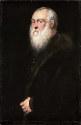 German: Bildnis eines weißbärtigen Mannes Portrait of king Sigismund II Augustus (1520-1572)