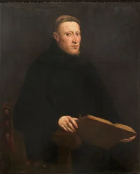 Italiaans: Portret van Onofrio Panvinio Portret van Onofrio Panvinio