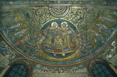 Kroning van de Maagd, apsis van de basiliek van Santa Maria Maggiore, Rome, 1287-92
