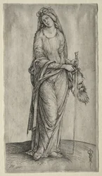 Judith met het hoofd van Holofernes