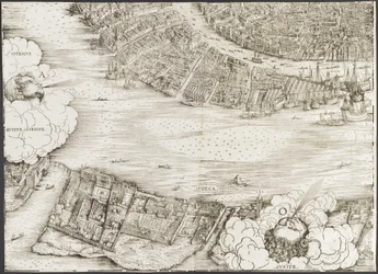Uitzicht op Venetië