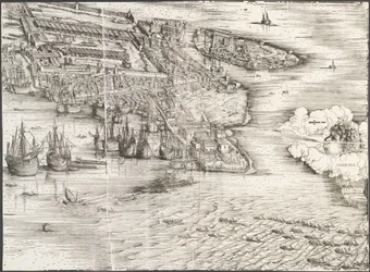 Uitzicht op Venetië [rechtsonder blok], 1500