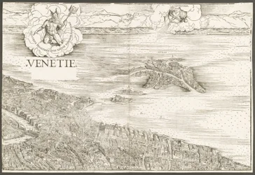 Uitzicht op Venetië [bovenste middenblok]
