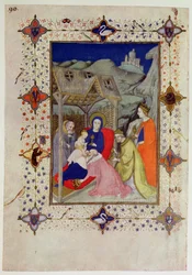 MS 11060-11061 Uren van Onze Lieve Vrouw: Sext, Aanbidding van de Wijzen, uit de 