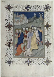 MS 11060-11061 Uren van het Kruis: Matin en Laudes, Het verraad door Judas, uit de 