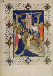 MS 11060-11061 Uren van het Kruis: Vespers, de Kruisafneming