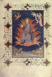 MS 11060-11061 Psalmen van Boetedoening: Christus in Majesteit, uit de 