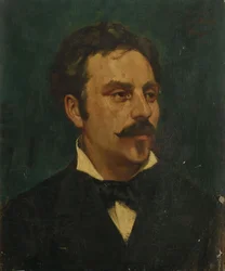 Portret van de componist Gabriel Fauré 1845-1924, 1878