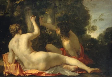 Angelica en Medoro, mogelijk vroege 1630s