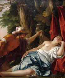 Frans:  Mars et la vierge vestale Mars en de Vestaalse Maagd