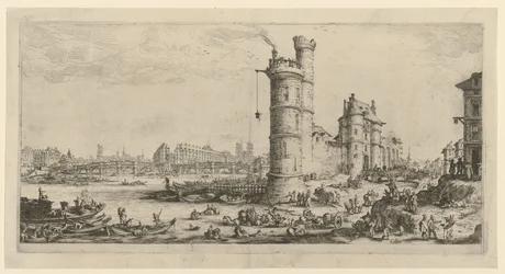 Gezicht op de Pont Neuf, blad uit de reeks "Twee grote gezichten op Parijs"