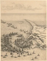 Fragment uit „Belegering van de citadel van Saint-Martin op het Île de Ré”