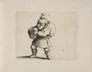 Doedelzakspeler, uit Varie Figure Gobbi