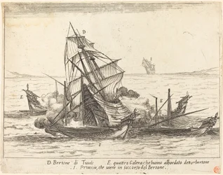 Aan boord van de Bertone, 1617