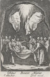 Begrafenis van de Maagd, nr. 12 uit Het Leven van de Maagd