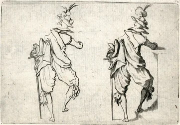 Caprices van verschillende figuren